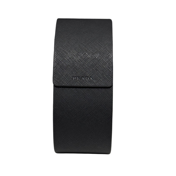 PRADA Black Oversized Oval Sunglasses w Dark Grey Lens PR A08S 1AB5S0 56 - 20 - Picture 4 of 9